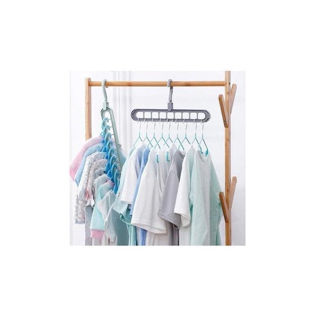 Colgador Magic Para 9 Perchas 2 Posiciones Giratorio N/a