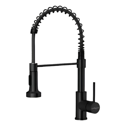 Canilla Monomando Lavaplatos Flexible Griferia Negro Negro