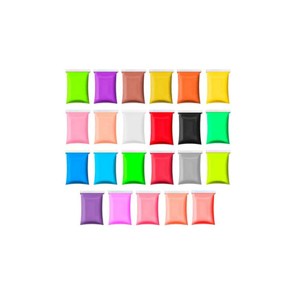 Pack 48 Masas De Moldear  Plastilina Ultraligera Para Niños V
