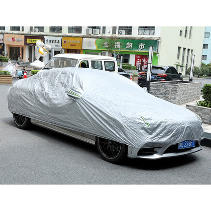 Funda Cubre Auto Felpada Talle L 470x170x125 Cm Gris