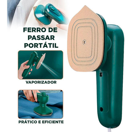 Miniplancha Eléctrica Portátil, Práctica Para Viajar Vapor