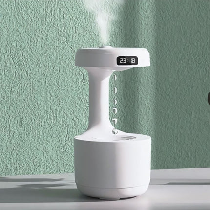 Gotas De Humidificador Antigravedad Con Gotas De Agua Blanco