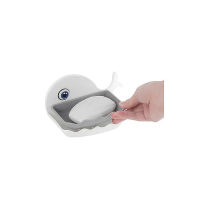 Jabonera Con Forma De Ballena Autoadhesiva