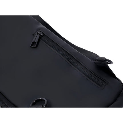 Bolso De Hombro Antirrobo Impermeable Indra Calidad  Negro Liso