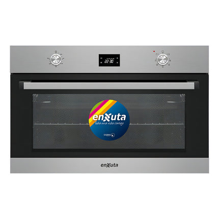 Horno Eléctrico De Empotrar Digital Heenx5900dig Enxuta Eh Color Plateado