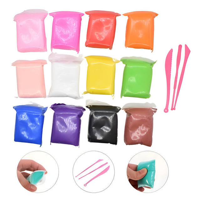 Arcilla Eva Moldeable X12 Unidades 92gr X