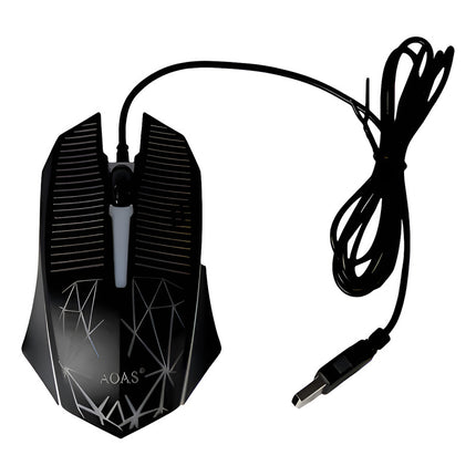 Mouse Gamer Con Cable V-06 1200 Dpi Negro