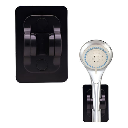 Soporte Para Cabezal De Ducha Adhesivo Negro Negro