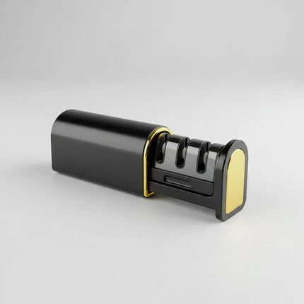 Afilador De Cuchillo Retractil Compacto Nuevo Modelo Negro