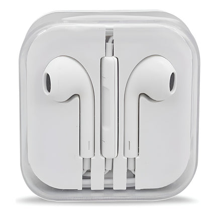 Auricular Manos Libres Caja Acrilico Blancos Blanco