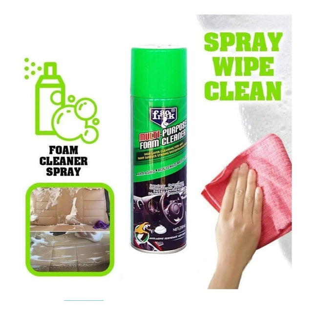 Limpiador Tapizado Tablero Auto Moto Asiento Espuma Multiuso