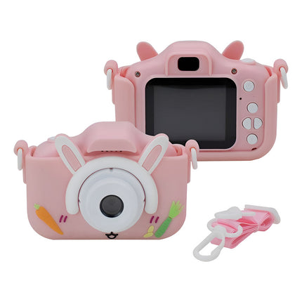 Camara De Fotos Infantil Rosada Conejo Rosado