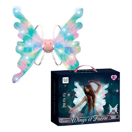 Set Alas Hada Mariposa Luz Y Sonido V