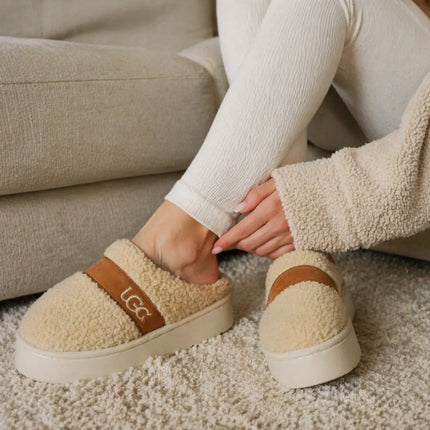 Pantuflas Sherpa Beige  Cgs00795/6/7 Beige Liso 39