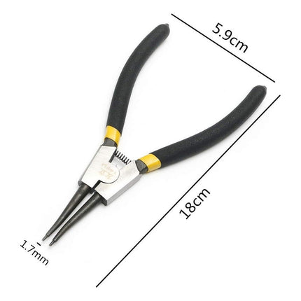 Alicate Sacaseguro 4pcs Micasa Negro Y Amarillo