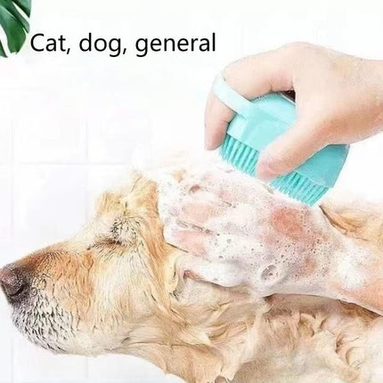Cepillo De Baño Mascota Perro Gato Esponja Ducha Dispensador Varios