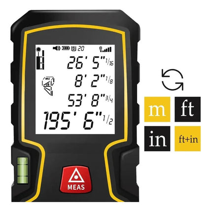 Medidor De Distancia Laser 50 Metros S8a50