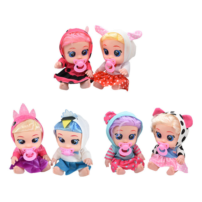 Muñecos Con Sonido Y Chupete X 2 Unidades - 24 Cm