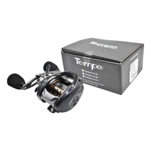 Reel De Pesca Zurdo 7.3:1 Tempo Sf1641 Negro