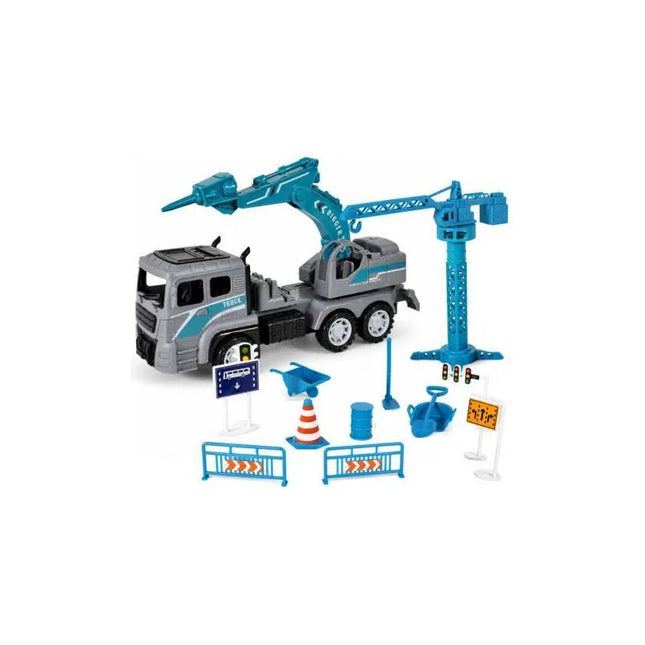 Camión De Construcción Con Accesorios Azul Ty372941b Azul