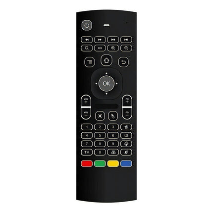 Air Mouse Fly Mini Teclado Control Para Smart Tv Box Pc Luz