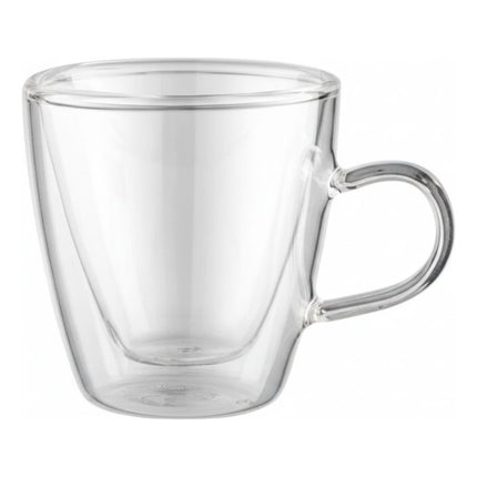 Taza De Vidrio Doble Pared 350ml. Chw03244 Tra