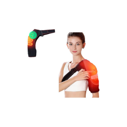 Hombrera Neopreno Con Calor Ortopedica  Soporte Espalda.  Negro