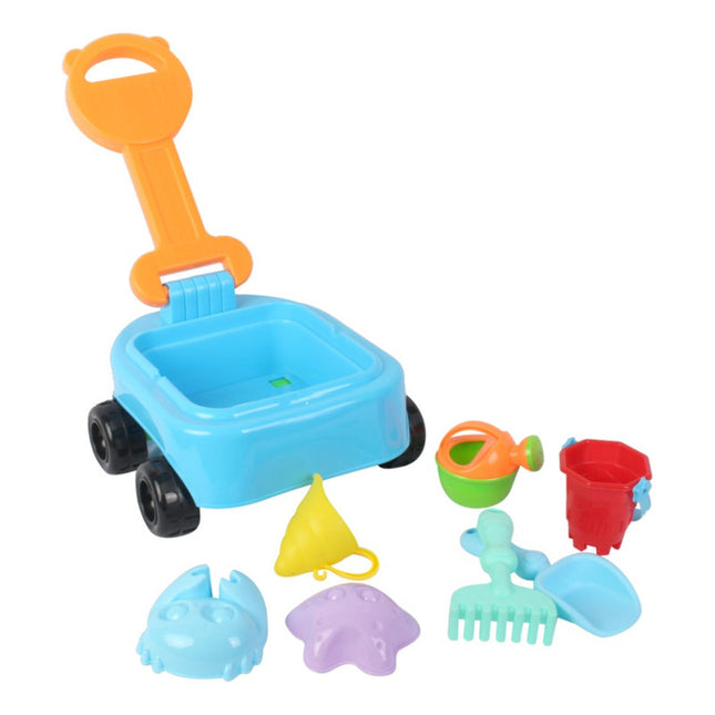Carro De Arrastre Con Accesorios Para Playa 34 X 23 X 29 Cm
