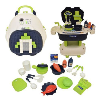 Valija Set De Cocina 3 En 1 Espacial - 36pcs