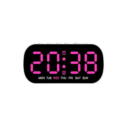 Reloj Digital Rectangular Mediano Lh-4648 Negro