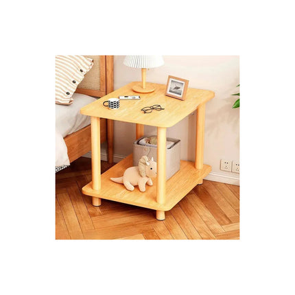 Mesa Auxiliar  Mesa Ratona Con Estante Living B