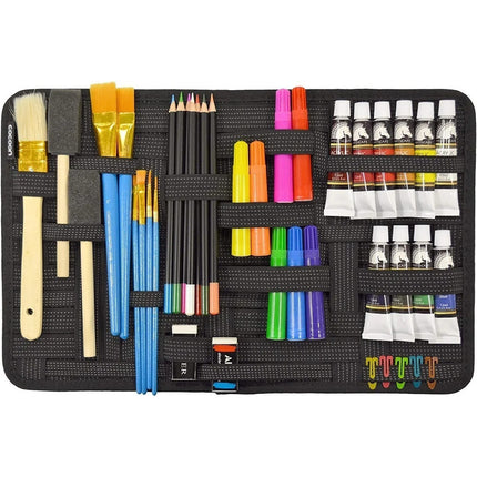 Tabla Organizador Digital Elástico Medidas 27,5 X 19,5 Cm Negro
