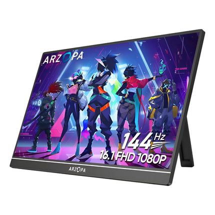 Monitor Gamer Portatil Arzopa Z1fc Pantalla: 16.1  Negro