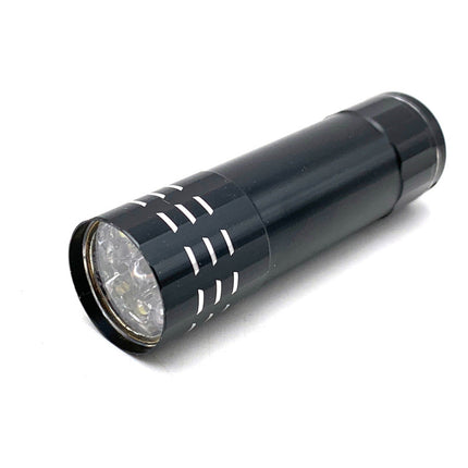 Linterna De Metal 9 Leds  A Pila 3 Aaa No Incluida Blanca Varios