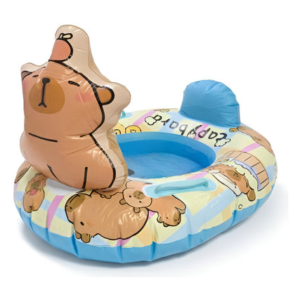 Inflable Salvavida Asiento Y Agarraderas Varios Diseños Capibara