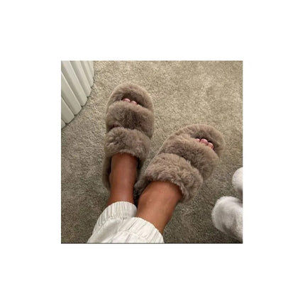 Pantuflas Peluche Marrón Cgs00759/60/61 Marrón 41 Uy