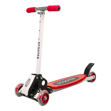 Tripatin Monopatin  Scooter Plegable Aluminio Liviano Rojo