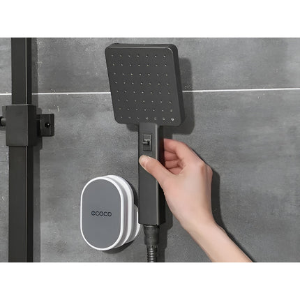 Soporte Plastico Para Cabezal De Duchero 360 Blanco