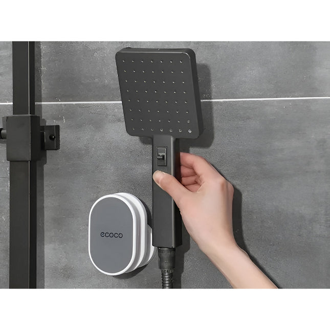 Soporte Plastico Para Cabezal De Duchero 360 Blanco
