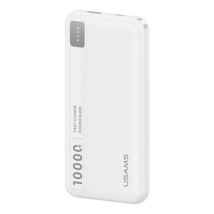 Power Bank Usams 10000mah Usb + Tipo C Blanco (jtusams009) Blanco