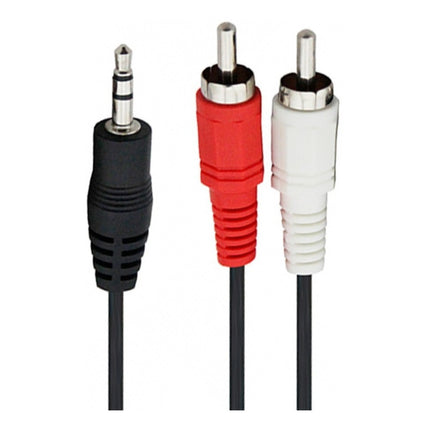 Cable  Spica A 2 Rca, O De Plug 3.5 A 2 Rca, 1.5 Mts.