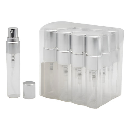 Mini Botella De Vidrio Con Atomizador 3ml. X12 Chb01264 Tra