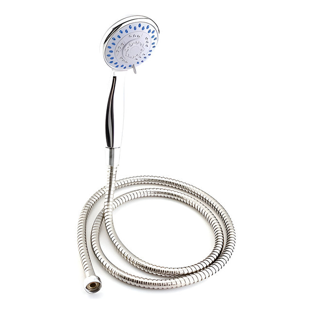 Ducha Teléfono Grande Manguera Soporte Para Monocomando  Gris