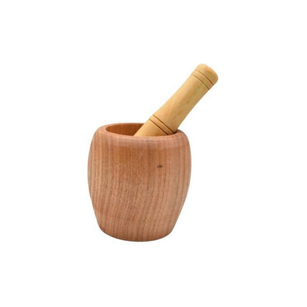 Mortero De Madera 10x8.5cm Chw02530 Madera