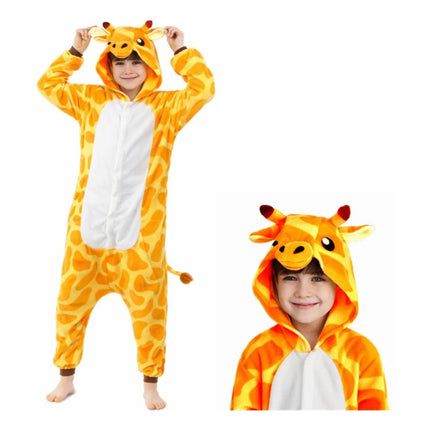 Pijama Polar Disfraz Infantil Varios Modelos Amarillo M