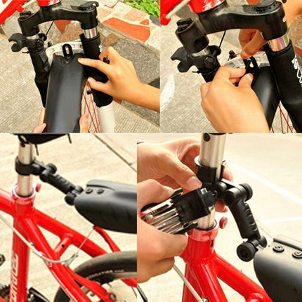 Guardabarros Plásticos Flexibles Para Bicicleta Negro