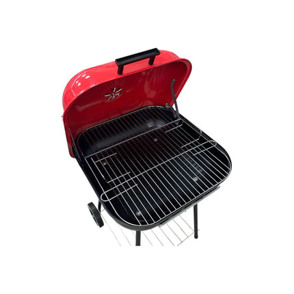 Barbacoa  Parrilero  Cuadrada Con Tapa 46cm
