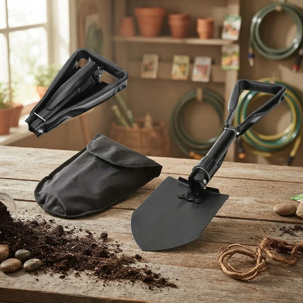 Pala Plegable De Acero 47x11.5cm Cgt00208 Negro