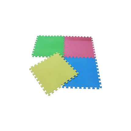 Alfombra De Goma Eva X4, 4 Colores Surtido