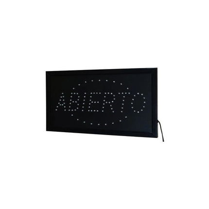 Cartel Luminoso Led Abierto 220 Volt Local Comercial Super  N/a